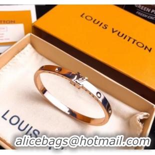 Pretty Style Louis Vuitton Bracelet M63086 Rose Gold 2019