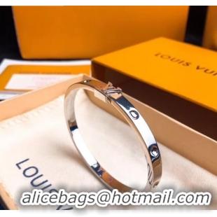 Top Grade Louis Vuitton Bracelet M63086 Silver 2019