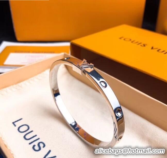 Top Grade Louis Vuitton Bracelet M63086 Silver 2019