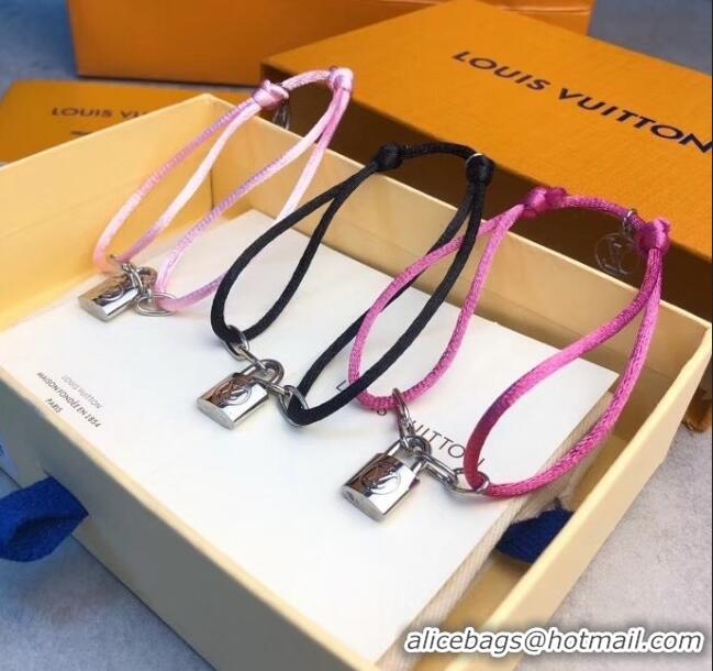 Top Quality Louis Vuitton Silver Lockit X Virgil Abloh Bracelet LV0708 2020