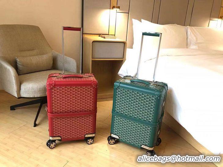 Trendy Design Goyard Original Trolley Travel Luggage In 20 inch G44009 Green