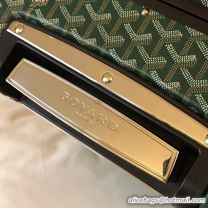 Trendy Design Goyard Original Trolley Travel Luggage In 20 inch G44009 Green