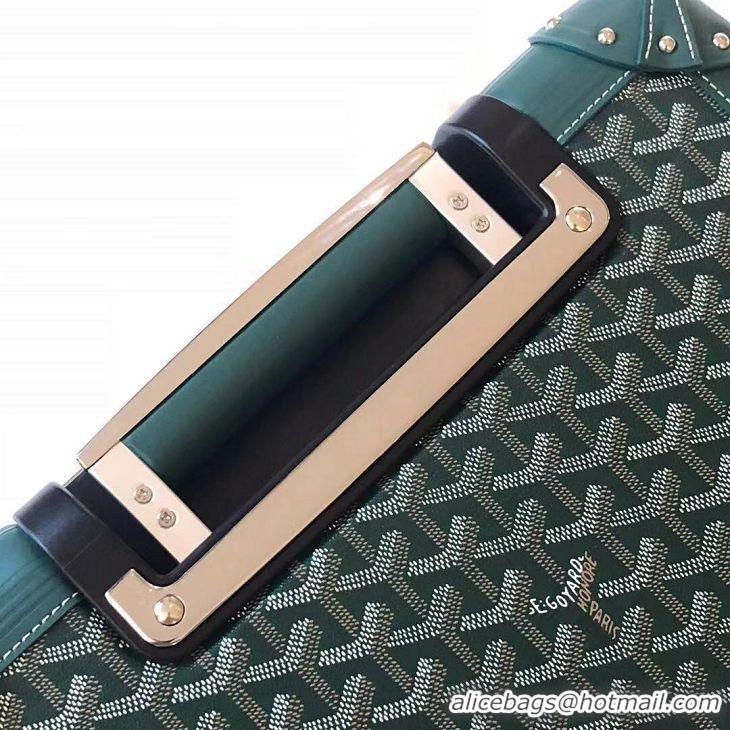 Trendy Design Goyard Original Trolley Travel Luggage In 20 inch G44009 Green