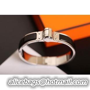 Faux Cheap Hermes Bracelet HM6951 Black Silver