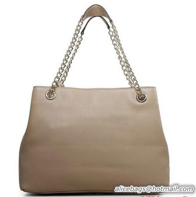 Promotional Gucci Soho Medium Tote Bag Calfskin 308982 Light Apricot