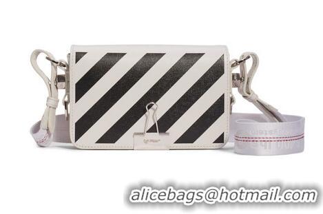 Top Quality Off-white Diagonal Stripe Mini Flap Bag OF8950 Off White