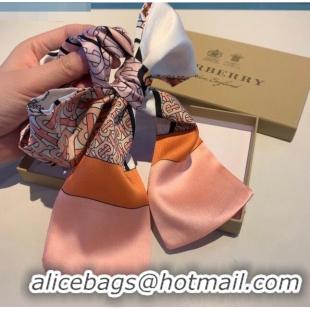 Top Quality Burberry Horse Silk Twilly Bandeau 8x160cm B60644 Pink 2020