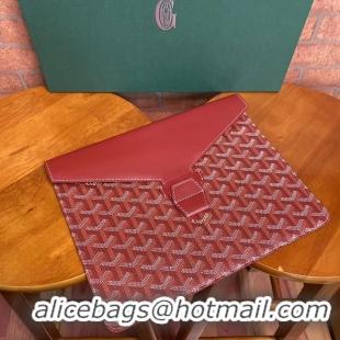 Cheapest Goyard Camondo 2 Pouch Horizontal Clutch Bag G1511 Red