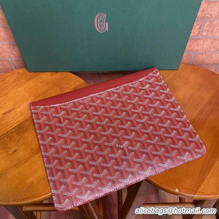 Cheapest Goyard Camondo 2 Pouch Horizontal Clutch Bag G1511 Red