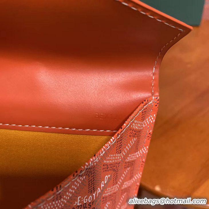 Promotional Goyard Camondo 2 Pouch Horizontal Clutch Bag G1511 Orange