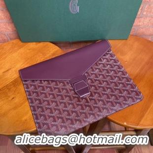 Top Grade Goyard Camondo 2 Pouch Horizontal Clutch Bag G1511 Burgundy