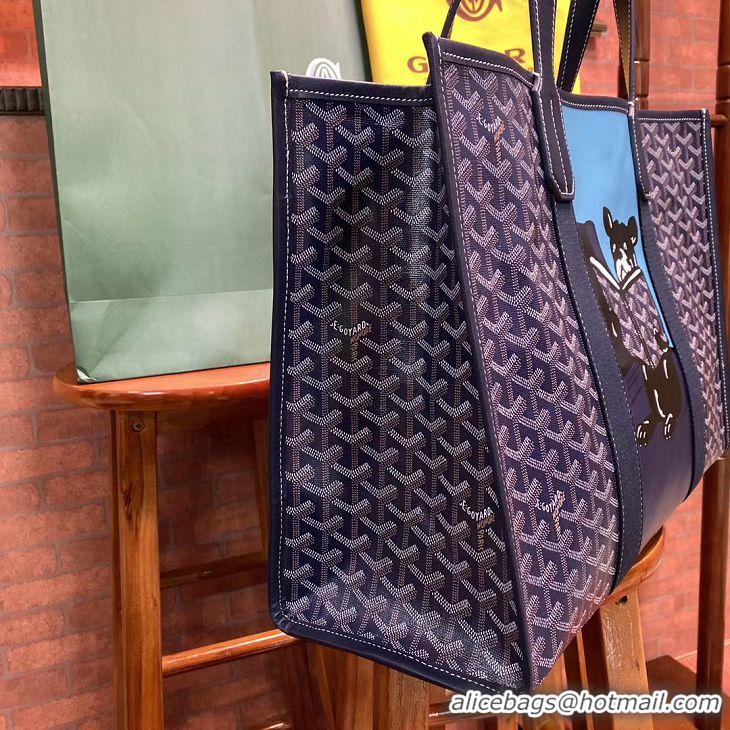 Best Quality Goyard New Villette Tote Bag G1152 Navy Blue