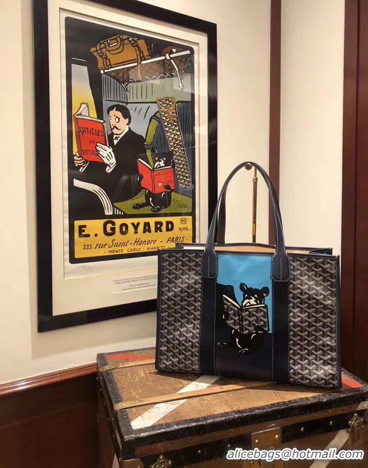 Best Quality Goyard New Villette Tote Bag G1152 Navy Blue