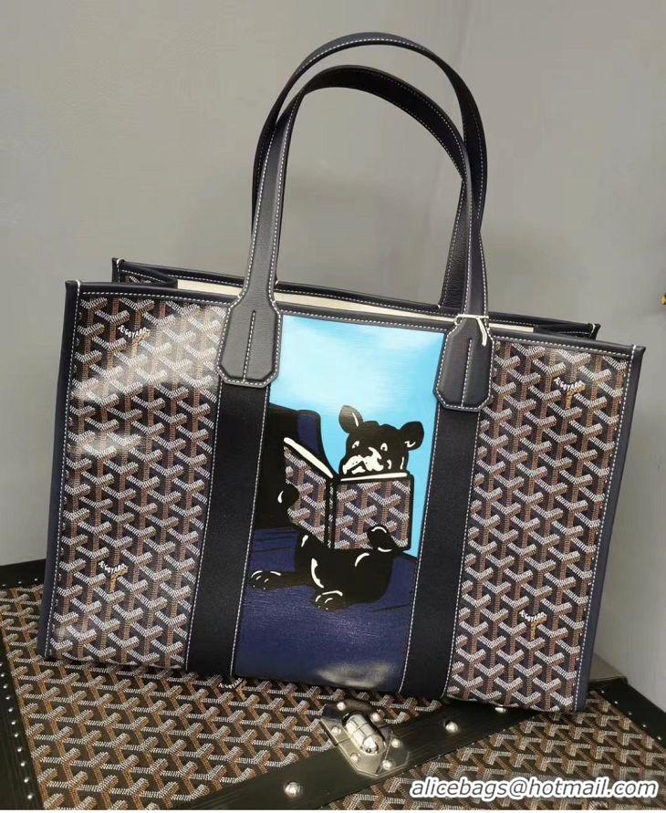 Best Quality Goyard New Villette Tote Bag G1152 Navy Blue