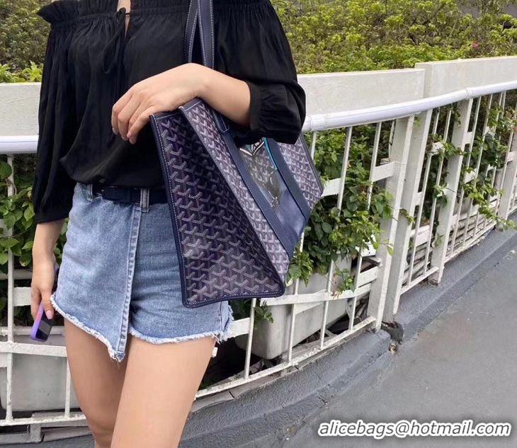 Best Quality Goyard New Villette Tote Bag G1152 Navy Blue