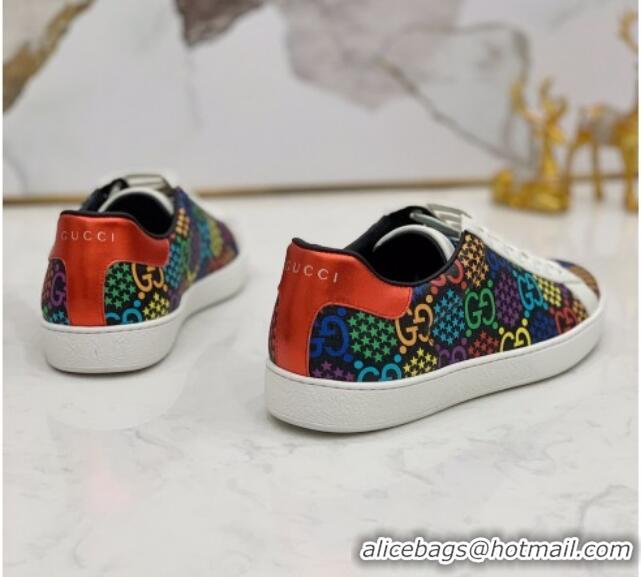 Best Quality  Gucci GG Star Psychedelic Ace Sneakers 610086 White 2020