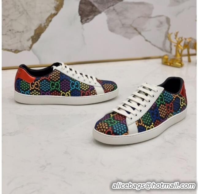 Best Quality  Gucci GG Star Psychedelic Ace Sneakers 610086 White 2020