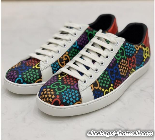 Best Quality  Gucci GG Star Psychedelic Ace Sneakers 610086 White 2020