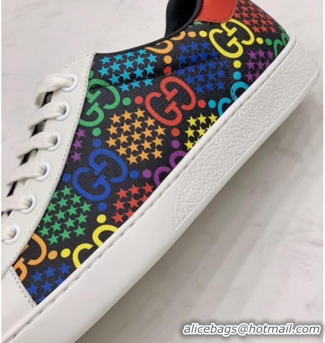 Best Quality  Gucci GG Star Psychedelic Ace Sneakers 610086 White 2020