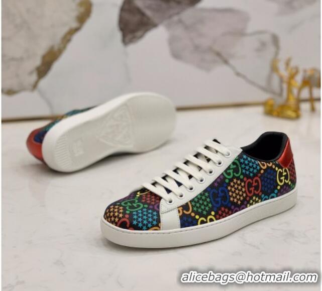 Best Quality  Gucci GG Star Psychedelic Ace Sneakers 610086 White 2020