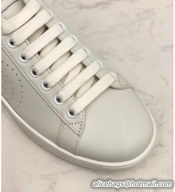 Good Quality Gucci Leather Ace Sneakers with Interlocking G 71417 White/Pink 2020