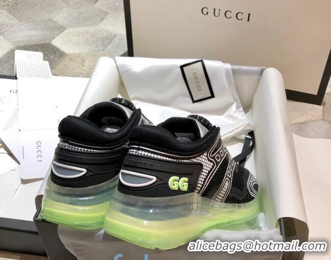 Best Price Gucci Ultrapace R Sneakers 81745 Black/Silver 2020