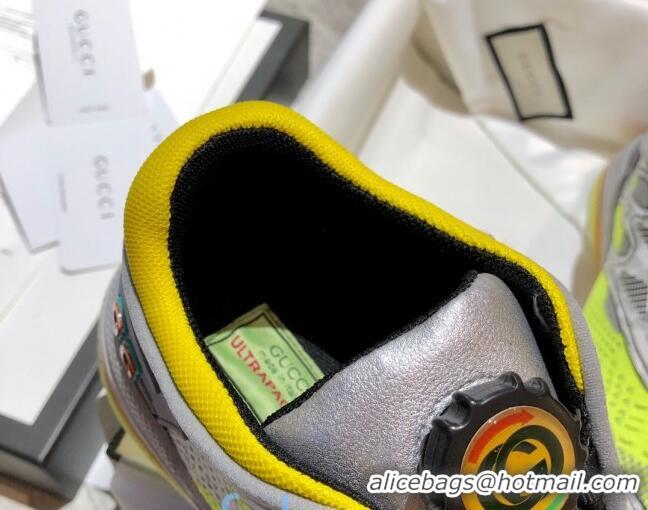 Best Price Gucci Ultrapace R Sneakers 81745 Silver/Yellow2020