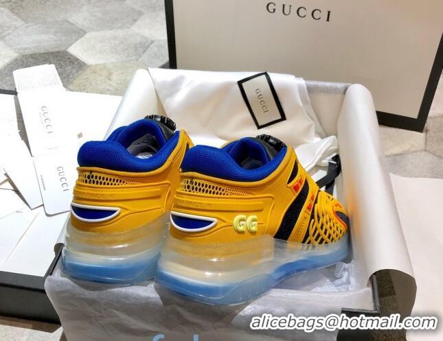 Best Price Gucci Ultrapace R Sneakers 81745 Yellow/Blue 2020