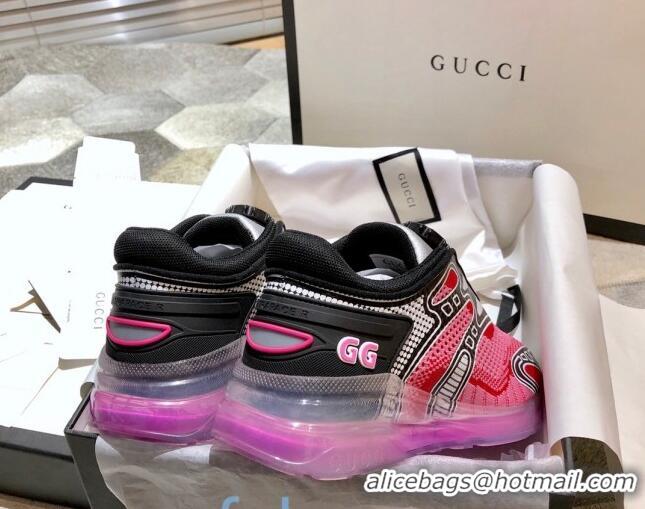 Classic Cheap Gucci Ultrapace R Sneakers 81745 Pink/Silver 2020