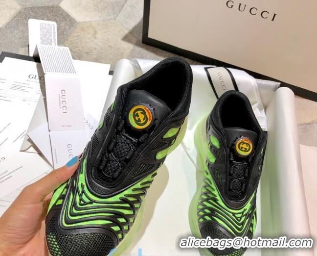 Discount Gucci Ultrapace R Sneakers 81745 Green 2020