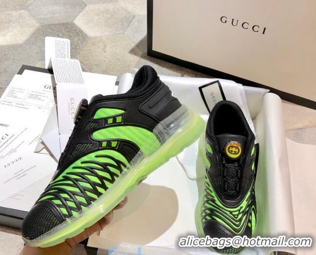 Discount Gucci Ultrapace R Sneakers 81745 Green 2020