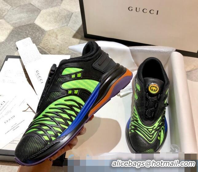 Grade Gucci Ultrapace R Sneakers 81745 Green 01 2020