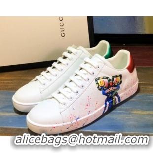 Best Price Gucci Ace Sneakers in Luminous Print Silky Calfskin 83101