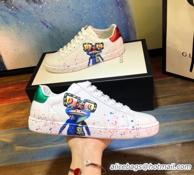 Best Price Gucci Ace Sneakers in Luminous Print Silky Calfskin 83101