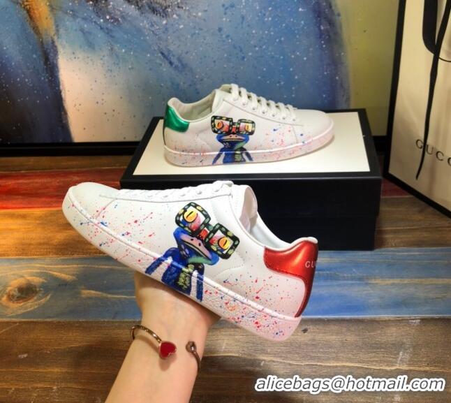 Best Price Gucci Ace Sneakers in Luminous Print Silky Calfskin 83101