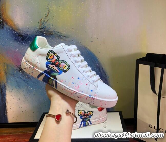 Best Price Gucci Ace Sneakers in Luminous Print Silky Calfskin 83101