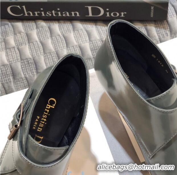 Sumptuous Dior J'Adior Swing Calfskin Point-toe Pumps with Belt Buckle 00950 Green