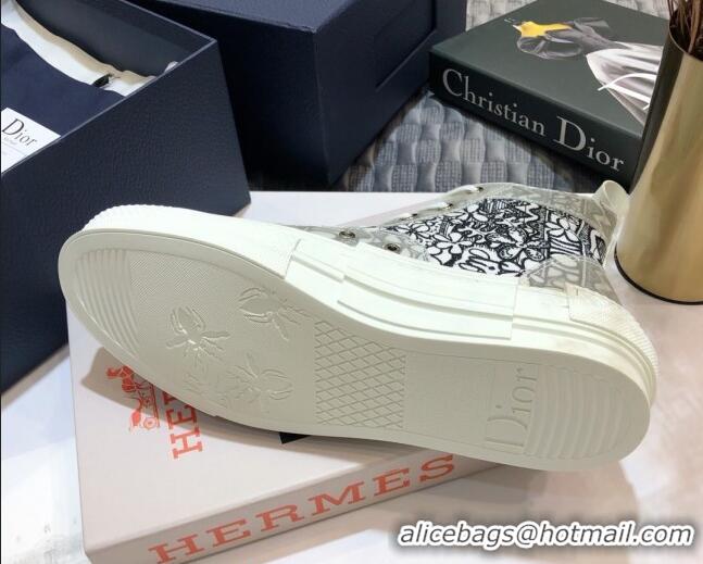 Best Quality Dior x Shawn B23 High-top Sneakers in Embroidered Canvas 92604