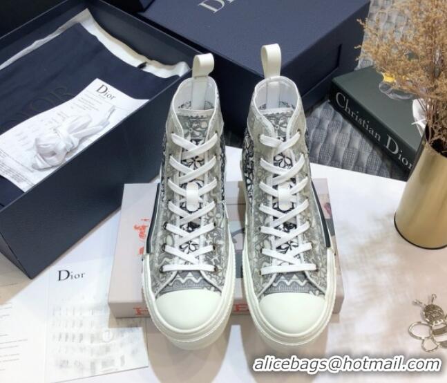 Best Quality Dior x Shawn B23 High-top Sneakers in Embroidered Canvas 92604