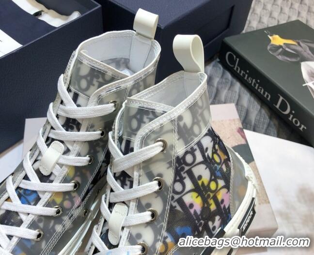 Best Price Dior x Alex Foxto B23 High-top Sneakers in Multicolor Oblique Canvas 92605