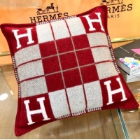 Best Price Hermes Avalon Pillow Small Model 50 x 50 cm H1520 Red 2020