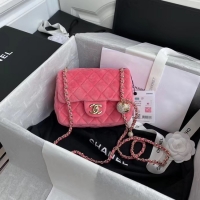 Best Quality Chanel Original Small velvet flap bag AS1115 rose