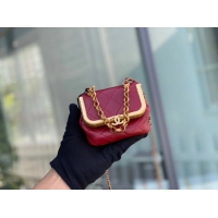 Most Popular Chanel Original mini Magnet buckle bag AS1885 red