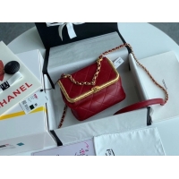 Good Taste Chanel Original mini Magnet buckle bag AS1886 red