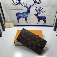 Top Grade Louis Vuitton Monogram Canvas Sarah Wallet M60531 Brown