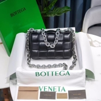 Affordable Price Bottega Veneta THE CHAIN CASSETTE Expedited Delivery 631421 black & Hardware: Silver finish