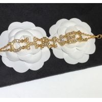 Low Cost Chanel Crystal Logo Bracelet CC0606 2020