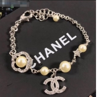 Inexpensive Chanel Pearl Silver Bracelet CC0722 2020