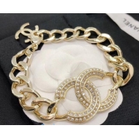 Low Cost Chanel Pearl CC Chain Bracelet CC0327 2020