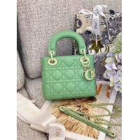 Trendy Design Dior Lady Dior Bag Original Sheepskin Leather CD5501 green